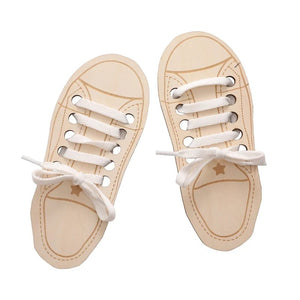 Planet Gates Shoes 1 / CHINA Baby Animal Threading Toys Wooden Stacking Toys Blocks Board Games Wooden Toys Baby Animal Stringing Threading Beads Toys Gift