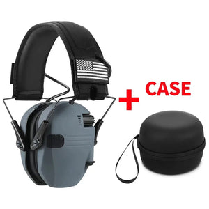Planet Gates Shooting Hearing Protection Electronic Tactical Headset Noise Cancelling Active Hunting Earmuffs NRR23dB With Bag