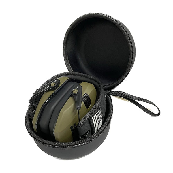 Planet Gates Shooting Hearing Protection Electronic Tactical Headset Noise Cancelling Active Hunting Earmuffs NRR23dB With Bag