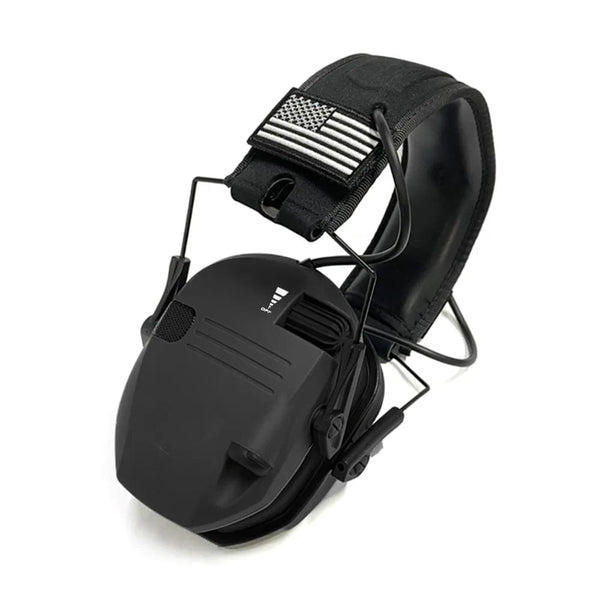 Planet Gates Shooting Hearing Protection Electronic Tactical Headset Noise Cancelling Active Hunting Earmuffs NRR23dB With Bag