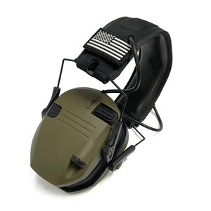 Planet Gates Shooting Hearing Protection Electronic Tactical Headset Noise Cancelling Active Hunting Earmuffs NRR23dB With Bag