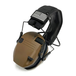 Planet Gates Shooting Hearing Protection Electronic Tactical Headset Noise Cancelling Active Hunting Earmuffs NRR23dB With Bag