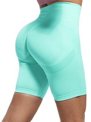 Planet Gates Short Green / M / CHINA Sexy Women Leggings Bubble Butt Push Up Fitness Legging Slim High Waist Leggins Mujer Seamless Fitness Legging