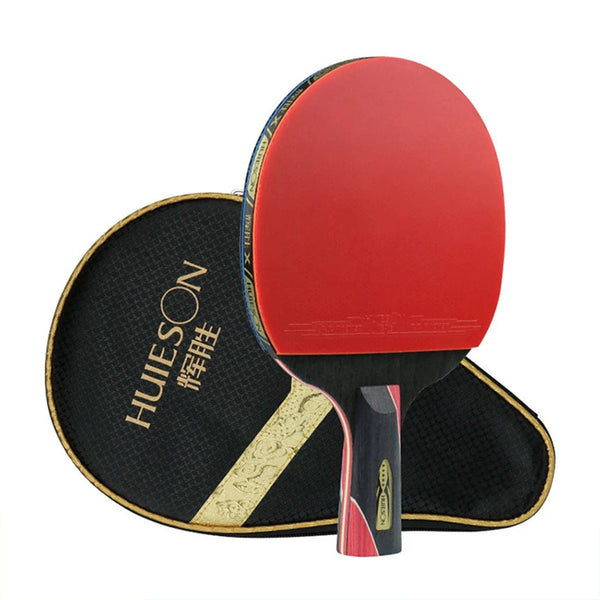 Planet Gates Short Handle Single Professional Training Carbon Table Tennis Bat Racket Ping Pong Paddle For Beginner Advanced Players 6 7 8 Star Sport Part
