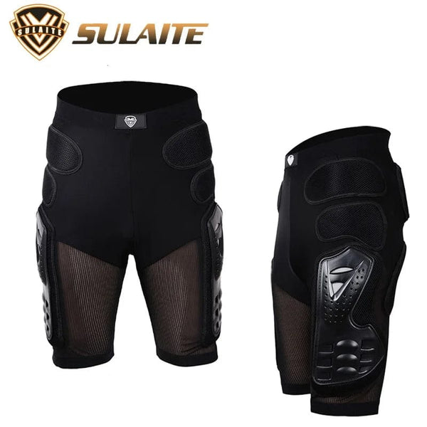 Planet Gates shorts / M SULAITE Motorcycle Armor Trousers Motocross Pants Long Armor Knee Crotch Hip Protection Motorbike Riding Racing Equipment Shorts