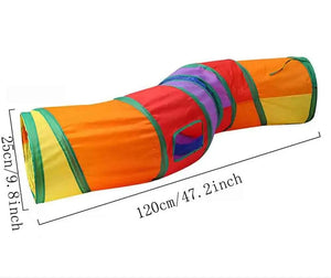 Planet Gates Show as picture / S-type Collapsible Cat Playing Tunnel Pets Toys Connectable Cat Tunnel Cat Tube Toys Foldable Drill Hole Kitten Colorful Pet Toys