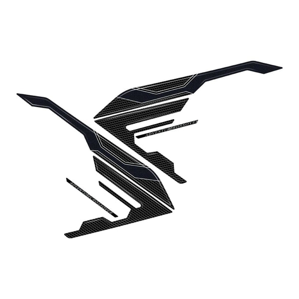 Planet Gates Side panels For HONDA ADV350 ADV 350 2022 2023 3D Motorcycle Resin Epoxy Sticker Protection Kit Tank Pad Anti Scratch Decal Non-slip