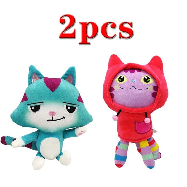 Planet Gates SIENNA Animals Plush Gabby Dollhouse Lovely Plush Gaby Toy Plush House Cat Doll Cartoon Stuffed Animals Mermaid Cat Plushie Dolls Kids