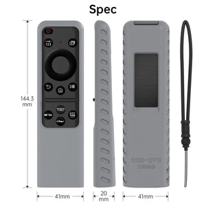 Planet Gates SIKAI Silicone Cover for Samsung BN59-01432A Original Voice Smart TV Remote Control Case for 2023 Solar Charging TM2360E TM2361E