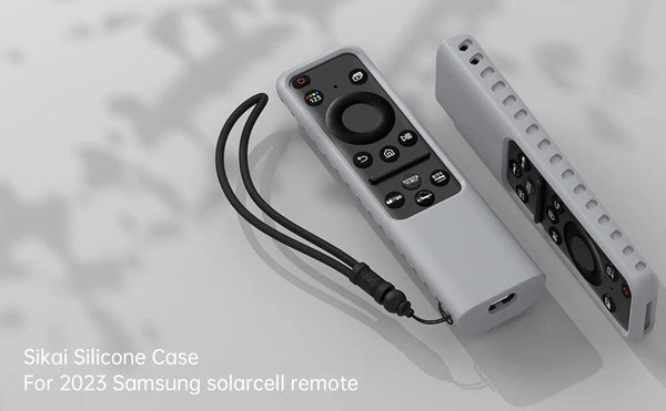 Planet Gates SIKAI Silicone Cover for Samsung BN59-01432A Original Voice Smart TV Remote Control Case for 2023 Solar Charging TM2360E TM2361E