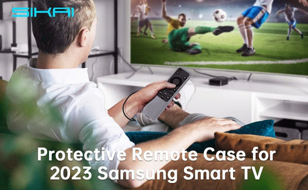 Planet Gates SIKAI Silicone Cover for Samsung BN59-01432A Original Voice Smart TV Remote Control Case for 2023 Solar Charging TM2360E TM2361E