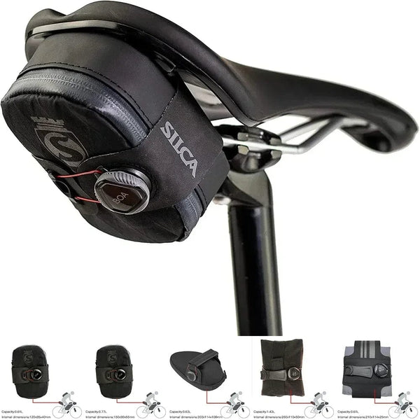 Planet Gates Silca  BOA MATTONE  Waterproof YKK Zipper Frame bag Saddle Top Tube Handleba bag