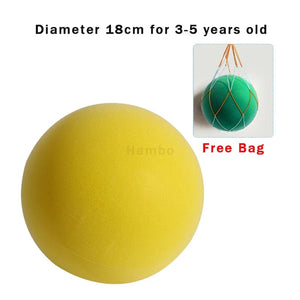 Planet Gates Silent basketball Size 7 Squeezable Mute Bouncing Basketball Indoor Silent Ball Foam Basketball 24cm Bounce Football Sports Toys