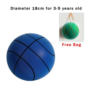 Planet Gates Silent basketball Size 7 Squeezable Mute Bouncing Basketball Indoor Silent Ball Foam Basketball 24cm Bounce Football Sports Toys
