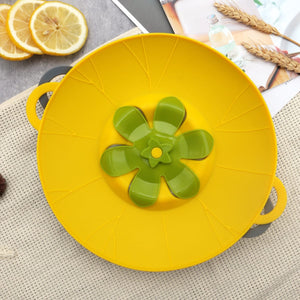 Planet Gates Silica Gel 1pc Spill Stopper Lid Cover, Overflow Stopper Lid Cover For Pans And Pots Boil, Silicone Pot Lids, Anti Spill Lid, Kitchen Items