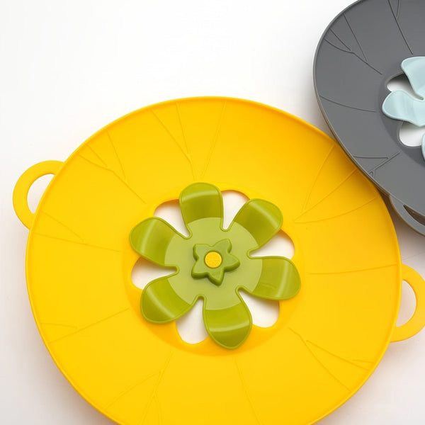 Planet Gates Silica Gel 1pc Spill Stopper Lid Cover, Overflow Stopper Lid Cover For Pans And Pots Boil, Silicone Pot Lids, Anti Spill Lid, Kitchen Items