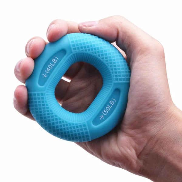 Planet Gates Silicone Adjustable Hand Grip Finger Trainer Exercise Carpal Expander Muscle Workout Exercise Gym Fitness Hand Grip Strengthener