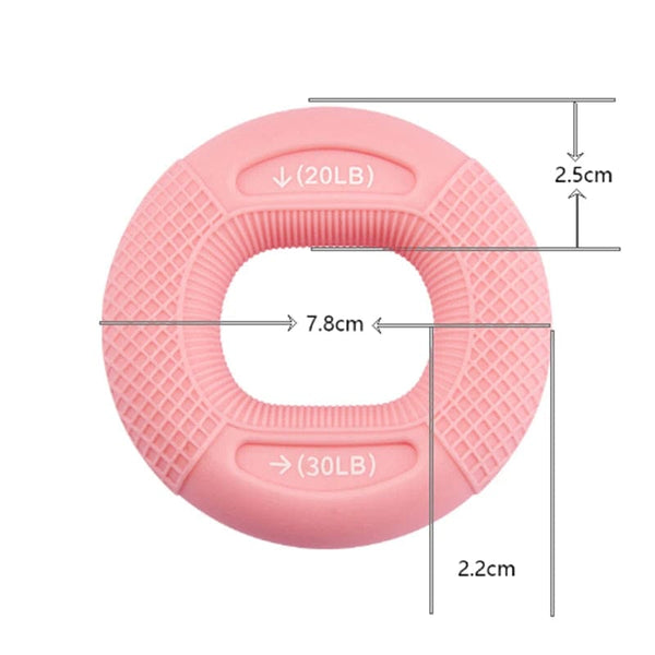 Planet Gates Silicone Adjustable Hand Grip Finger Trainer Exercise Carpal Expander Muscle Workout Exercise Gym Fitness Hand Grip Strengthener