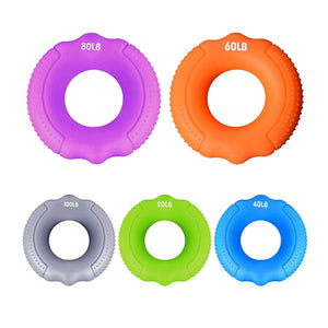 Planet Gates Silicone Finger Gripper Hand Resistance Band Gripping Ring Wrist Stretcher Finger Forearm Trainer Pow Exercise Carpal Expander