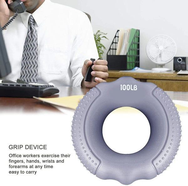 Planet Gates Silicone Finger Gripper Hand Resistance Band Gripping Ring Wrist Stretcher Finger Forearm Trainer Pow Exercise Carpal Expander