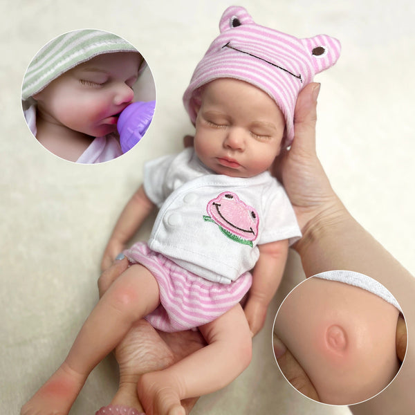 Planet Gates Silicone Girl Loulou Can Open mouth Reborn Doll Baby Full Body Soft Silicone Bebe Doll Boy And Girl For Choose