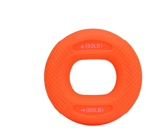 Planet Gates Silicone Hand Grip Strengthener 20-80LB Gripping Ring Finger Trainer Carpal Expander Muscle Finger Stretcher Relieve Wrist Pain