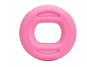 Planet Gates Silicone Hand Grip Strengthener 20-80LB Gripping Ring Finger Trainer Carpal Expander Muscle Finger Stretcher Relieve Wrist Pain