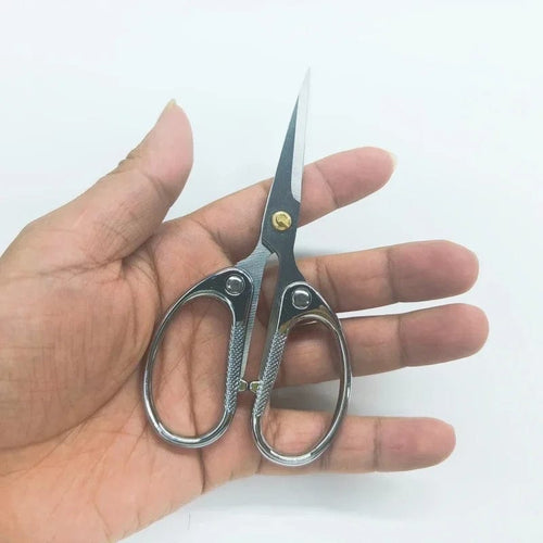 Planet Gates Silver 1 Piece Portable Table Tennis Scissors Stainless Steel Sharp Blade Alluminium Alloy Handle Scissors for Cutting Rubbers
