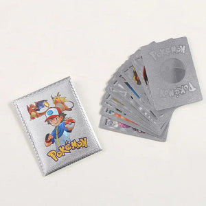 Planet Gates Silver 10 cards Original Pokemon Cards Pikachu Random 10 Gold Foil Party Games Anime Peripherals English Table Game Card Collection Kids Toys