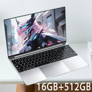 Planet Gates Silver 16GB 512GB / Intel N5095 15.6"Laptop Intel Celeron N5095 notebook gamer 32GB RAM 2TB SSD Office Study PC Computer Windows 11 1920*1080 Resolution laptop