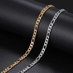 Planet Gates Silver / 18cm CACANA Stainless Steel Chain Bracelets For Man Women Gold Silver Color For Pendant Flat Donot Fade Jewelry N1806