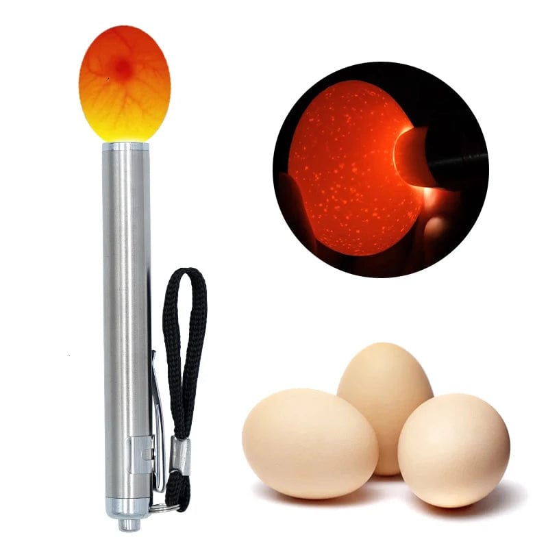 Planet Gates Silver / 1pcs Incubator Eggtester Egg Candling Lamp LED Super Cold Equipment Incubation Tool For Chicken Quail Eggs Incubation Tools