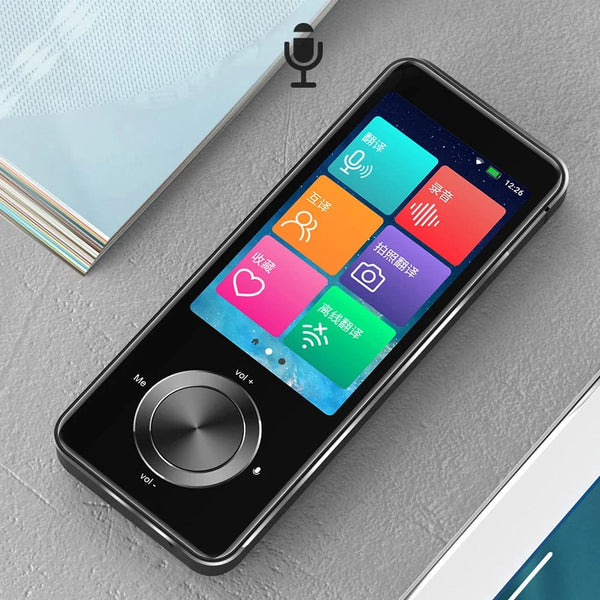 Planet Gates silver 2024 Newest M9 Instant Voice Translator Portable Language Translator In Real-time Smart Translator Supports 12 offline languages
