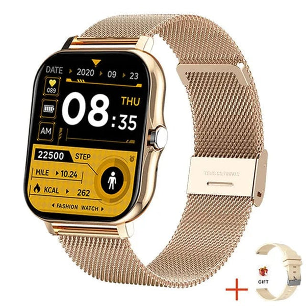 Planet Gates Silver 2024 Smart Watch For Men Women Gift 1.69' Full Touch Screen Sports Fitness Watches Bluetooth Calls Digital Smartwatch Wristwatch