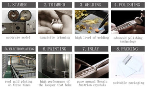 Planet Gates Silver 3 Stainless Steel Bracelets Fashion Paperclip Link Chain Light Luxury Gold Color Charm Bracelet For Women Jewelry Party Fine Gifts