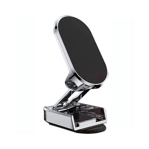 Planet Gates Silver 360 Rotatable Magnetic Car Phone Holder Magnet Smartphone Support GPS Foldable Phone Bracket in Auto For iPhone Samsung Xiaomi