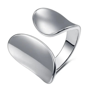 Planet Gates silver 4 / resizable Original 925 Sterling Silver Double LInes Rings For Women  Wedding Engagement Silver Women's Vintage Ring Fine Jewelry