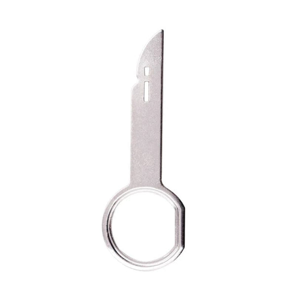 Planet Gates silver 4PCS Radio Stereo Removal Extractor Key Release Pin Head Unit Audio Install Tool For VW Audi Ford Mercedes Benz Skoda Car Parts