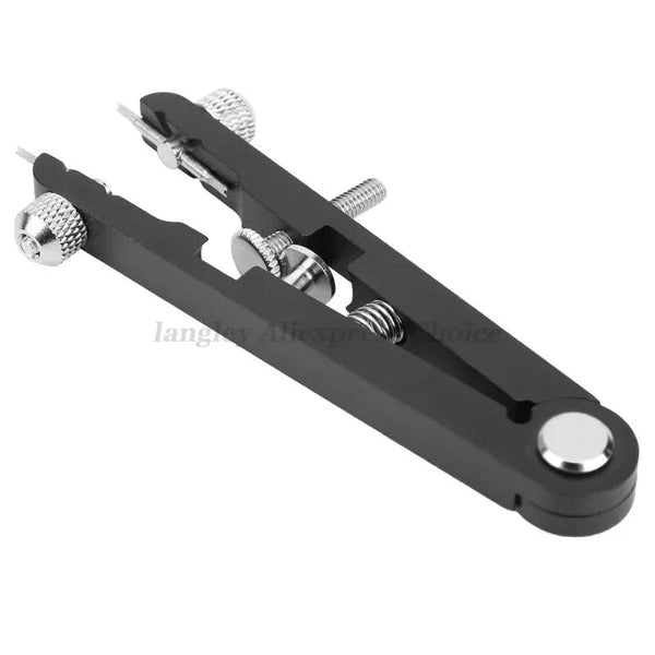 Planet Gates Silver 6825 Watch Pliers Watch Spring Bar Plier Tool Kit Tweezer Removal Strap Bracelet With Screw Adjuster Length Replacement Repair