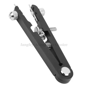 Planet Gates Silver 6825 Watch Pliers Watch Spring Bar Plier Tool Kit Tweezer Removal Strap Bracelet With Screw Adjuster Length Replacement Repair