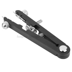 Planet Gates Silver 6825 Watch Pliers Watch Spring Bar Plier Tool Kit Tweezer Removal Strap Bracelet With Screw Adjuster Length Replacement Repair