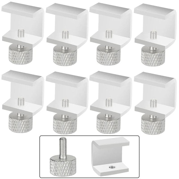 Planet Gates Silver 8pcs 3DSWAY 3D Printer Parts Platform Clamp Glass Aluminum Plate Ultimaker UM Hotbed Fixing Clip Build Heated Bed Retainer 4pcs 8pcs