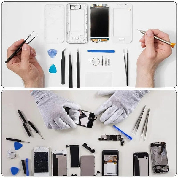 Planet Gates Silver 8pcs Set Combination Phone Repair Tools Disassembly Blade Tool Crowbar Disassemble Kit Laptop Maintenance