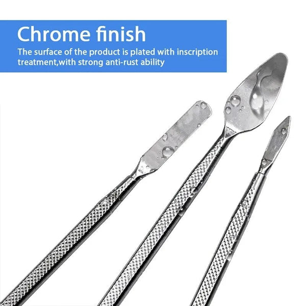 Planet Gates Silver 8pcs Set Combination Phone Repair Tools Disassembly Blade Tool Crowbar Disassemble Kit Laptop Maintenance