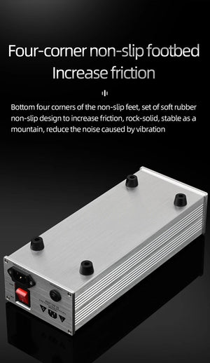 Planet Gates Silver AC-8 Hi-end EU Hifi Power Filter for Standard EU Socket Noise-free Audio Purifier Filter Power Conditioner with EU Outlets Strip