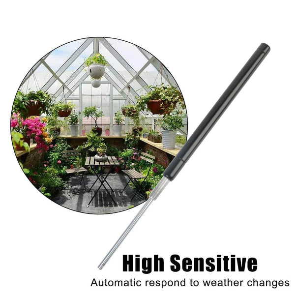 Planet Gates Silver Aluminum Garden Tool Ventilation Of Greenhouse Agricultural Solar Heat Sensitive Automatic Vent Window Opener Double Spring
