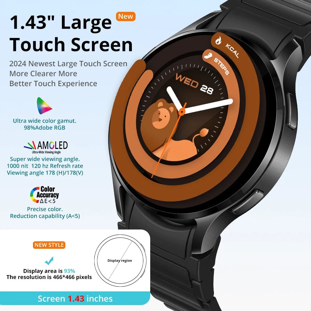 Planet Gates Silver COLMI i28 Ultra AI Smartwatch AMOLED Display, Built-in AI Da-GPT, Muslim Prayer, Bluetooth Call Watch, Smartwatch For Men Women