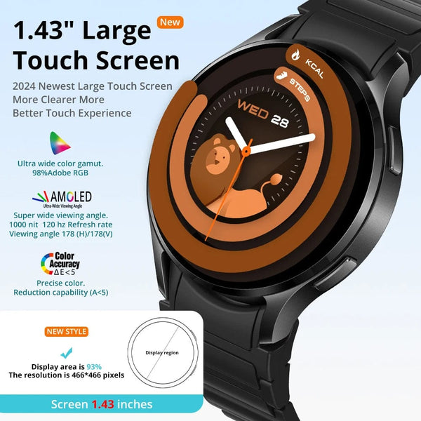 Planet Gates Silver COLMI i28 Ultra AI Smartwatch AMOLED Display, Built-in AI Da-GPT, Muslim Prayer, Bluetooth Call Watch, Smartwatch For Men Women