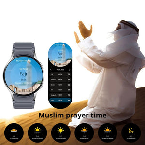 Planet Gates Silver COLMI i28 Ultra AI Smartwatch AMOLED Display, Built-in AI Da-GPT, Muslim Prayer, Bluetooth Call Watch, Smartwatch For Men Women