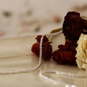 Planet Gates Silver Color Sparkling Necklace For Women Trendy Clavicle Chain Choker Girls Korean Wedding Party Jewelry Accessories